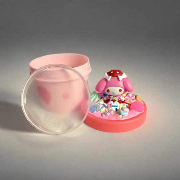 Decoden Small Jar - My Melody Candy Themed Kawaii Junk Case Plastic Container - Picture 7 of 7